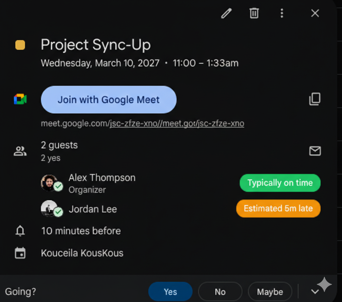 lateness-estimator preview