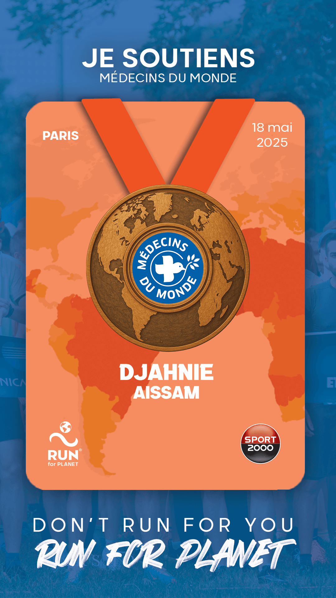 Run for Planet Medal